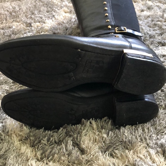 Vince Canuto black and gold tall boots - Picture 7 of 7